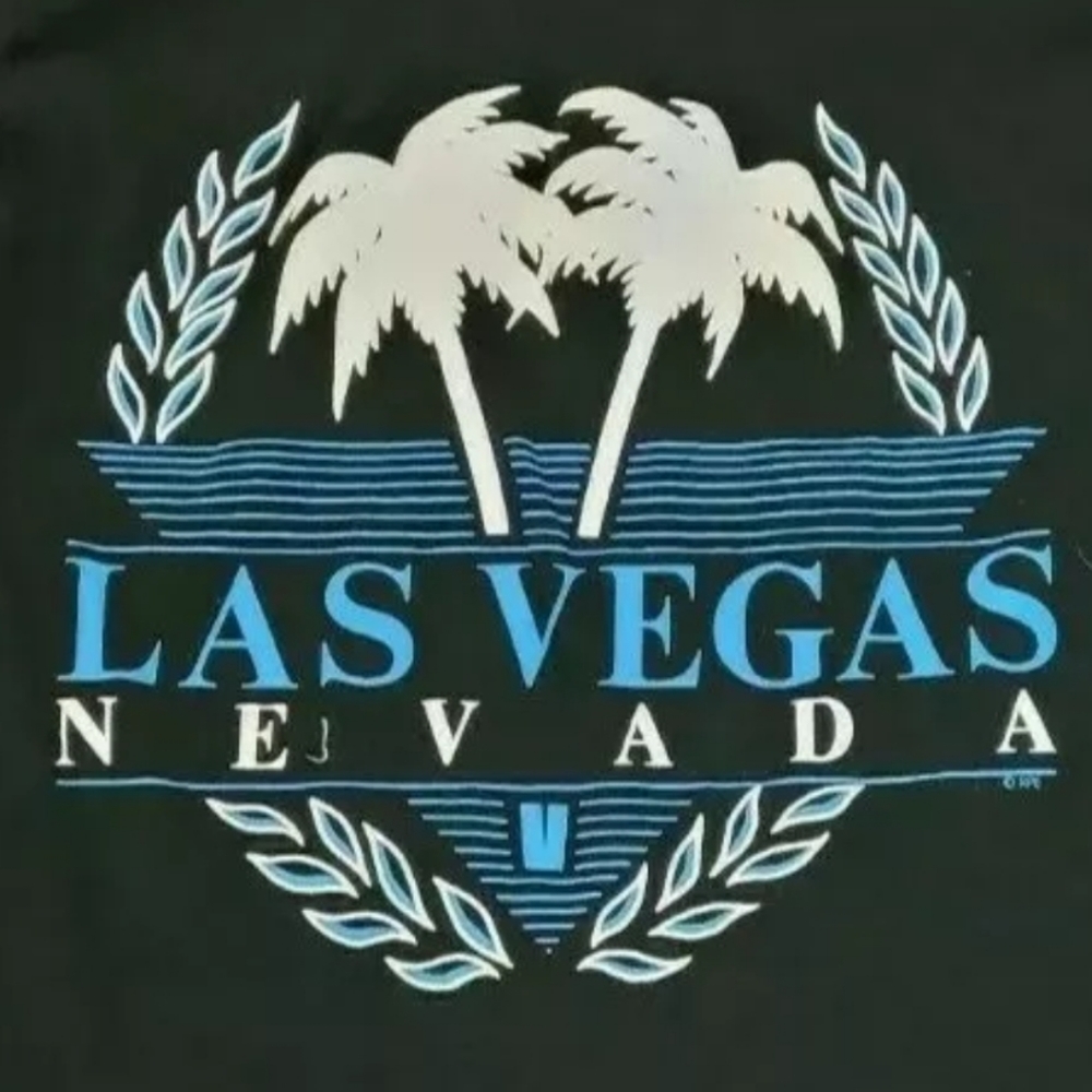 Vintage 1990s Las Vegas Screen Stars T-shirt - Lg - Picture 2 of 7